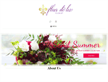 Tablet Screenshot of fleurdelisfloristny.com